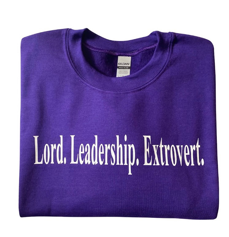 Lord. Leadership. Extrovert.